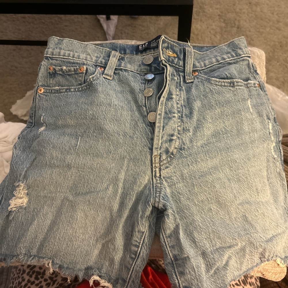 GAP Women’s Distressed Denim Shorts